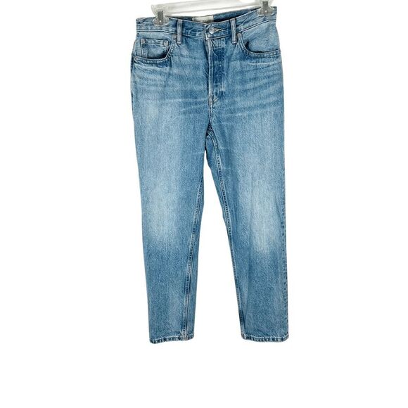 EVERLANE The Curvy 90s Cheeky Straight Denim Jean Light Wash Button fly Size 26 - Picture 3 of 8